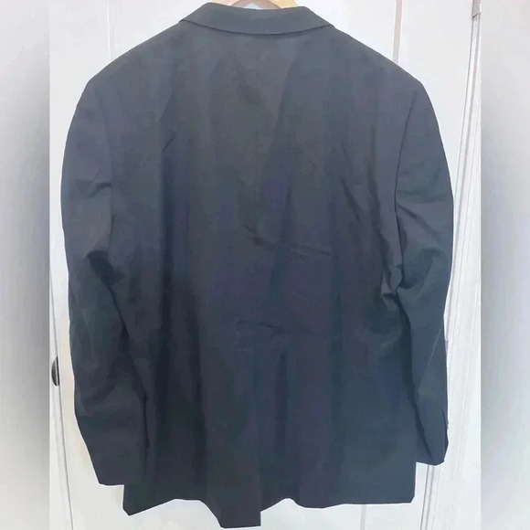 Joseph & Feiss Gold 48L Navy Blue Blazer 100% wool multiple pockets - Picture 9 of 11